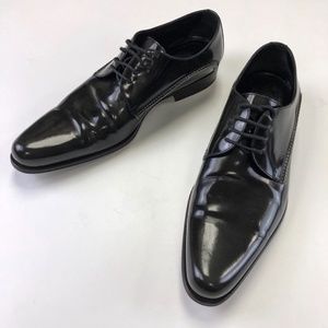 Dolce & Gabanna black leather men’s tie up dress shoes Size 9.5